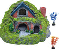 M2cbridge Antique Roman Column Ruins European Castle Aquarium Decorations Fish Tank Hideout Rocks (Fairy Garden)