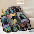 Cat Throw Blanket Cat Stuff Gifts for Kids Girls Boys Adults Women Men Soft Cozy Warm Plush Fluffy Fuzzy Fleece Blanket Decor 50''X60''