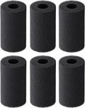 Pawfly 6 Pack Pre-Filter Sponge, Aquarium Filter Sponge 1" Intake Sponge Foam Roll for Small Fish Shrimp Fry Fish Tank Covers Accessories