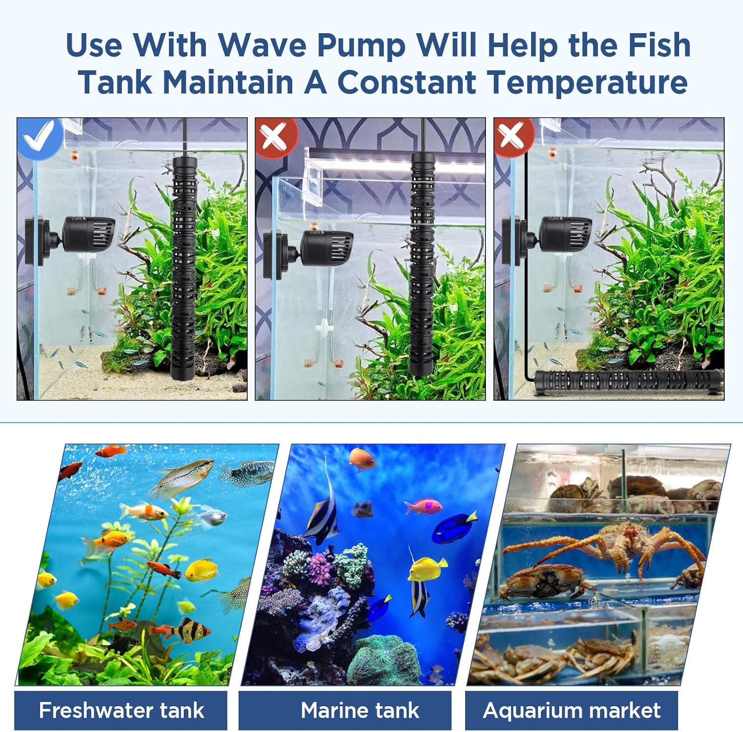hygger Aquarium Arowana Heater,300W Removable Shell Submersible Fish Tank Heater with LED Digital Display,800W for 25-80 Gallon Medium and Large Freshwater and Saltwater Fish Tank