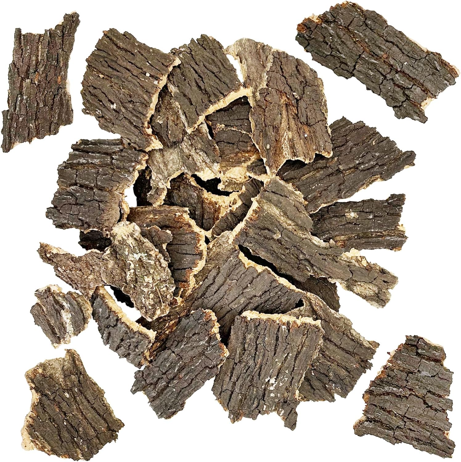 Reptile Cork Bark 1.5 Lb Flat Cork Wood for Terrarium Small Tree Bark Pieces 3.9-5.9in Natural Bulk Cork Bedding Tank Substrate for Bearded Dragon Snake Spiders Geckos Tortoise Hermit Crabs