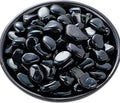 Polished Obsidian Crystal Set, 0.4", 128 Pcs - Handpicked Tumbled Stones and Crystals Bulk for Healing, Reiki, Meditation, Witchcraft and Home Decor, Obsidian - 0.4"- 10 oz