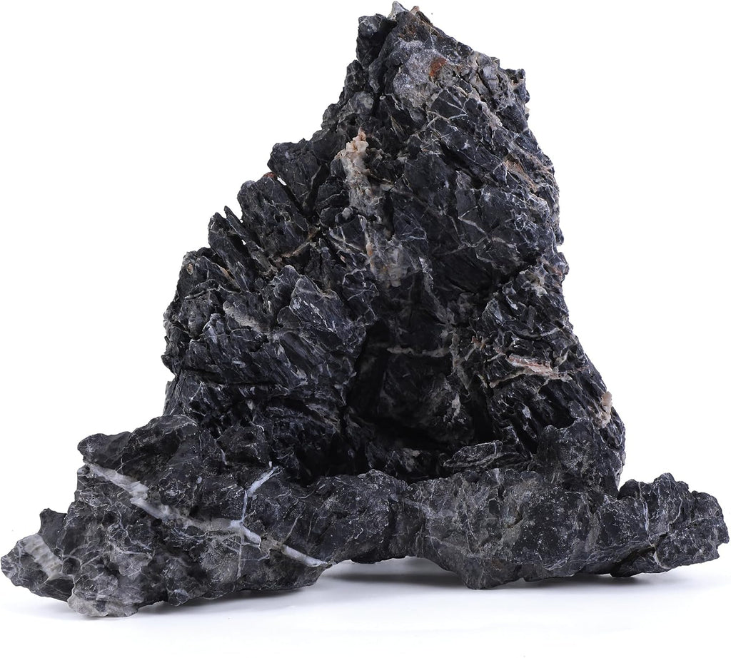 10-12 Inches Natural Seiryu Stone 3 PCS Extra Large Aquarium Rocks for Aquascaping, Aquarium Landscaping, Terrariums, Fish Tank Decoration, Vivariums, Paludarium, Amphibian Enclosures