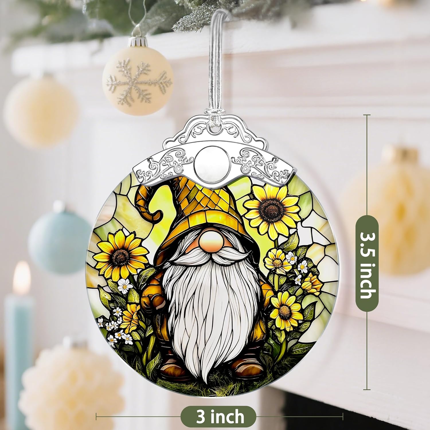 Christmas Ornament, Christmas Tree Ornaments, Keepsake Ornaments, Holiday Decor, Holiday & Xmas Gifts, Gifts for Garden Lovers & Gnome Lovers - Gnome-Theme
