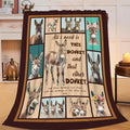 Donkey Blanket Donkeys Throw Blanket Flannel Stuff Merch Cozy Decor Fleece Plush Fuzzy Warm Soft Lightweight Bedding Gifts for Lover Girls Women Men Boy Couch Sofa 60"X50"