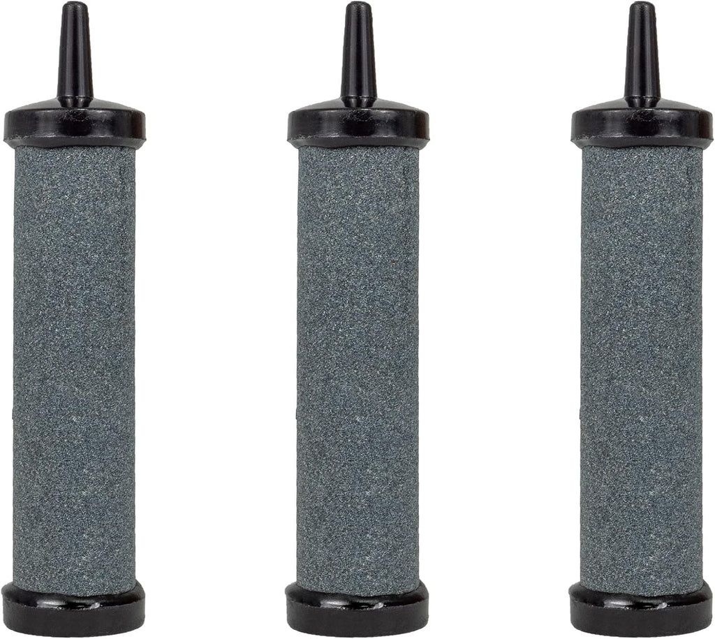 Air Stone Bubble Diffuser Ball - for Aquarium Air Pump and Fish Tanks, Gray, Pack of 10pcs