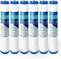 Standard Whole House Coconut Shell Granular Activated Carbon Water Filter 20” x 2.5” Fits 20” x 2.5” Housings. Remove Chlorine and Bad Odor. Compatible with EP-20, HX-CB-25-2010, F3WCB32 Pack of 6