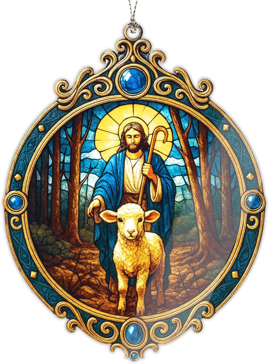 Nativity Ornaments - Regilious Christian Gifts for Women | Men - Christian Christmas Ornaments - Easter Decor - Christmas Decor - White Elephant Gifts - Xmas Tree Decoration