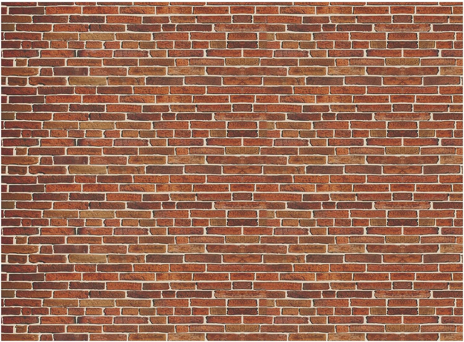 VitalCozy 10 x 8 ft Christmas Brick Wall Backdrop for Photography Polyester Fabric Brick Backdrop Photo Studio Props Banner for Graduation Newborn Birthday Party (Dark Red)