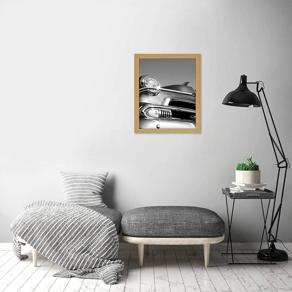 Americanflat 18x24 Poster Frame with Polished Plexiglass - Wide Picture Frames Made of Engineered Wood for Vertical or Horizontal Wall Display - Epic Collection - Pine