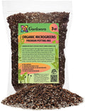 Gardenera Premium Organic Microgreens Potting Mix: Canadian Peat Moss, Cococoir, Perlite, and More - 3 Quart
