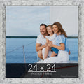 wallsthatspeak 24x24 White American Barn Picture Frame for Puzzles Posters Photos or Artwork