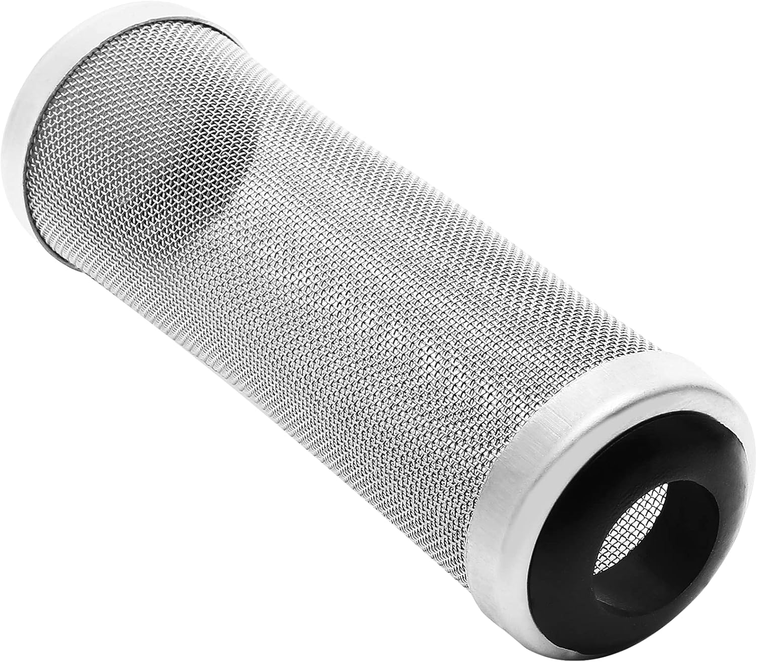 Bivethoi Stainless Steel Aquarium Filter Intake Cover, 12mm Shrimp Filter Guard Metal Fish Tank Filter Intake Strainer, Mesh Tube Filter Net Cover Aquarium Inlet Filter Screen for Fish Tank