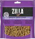 Zilla Pet Aquatic Turtle Sticks, Natural with Added Vitamins and Minerals, Nutrient-Rich Floating Food for Turtles, 4.5 oz