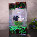 Dragon Resin Lamp – Resin Art Night Light with 16 Color LED, USB Powered Dragon Desk Lamp with Wooden Base & Remote,Handmade Gift for Christmas, New Year