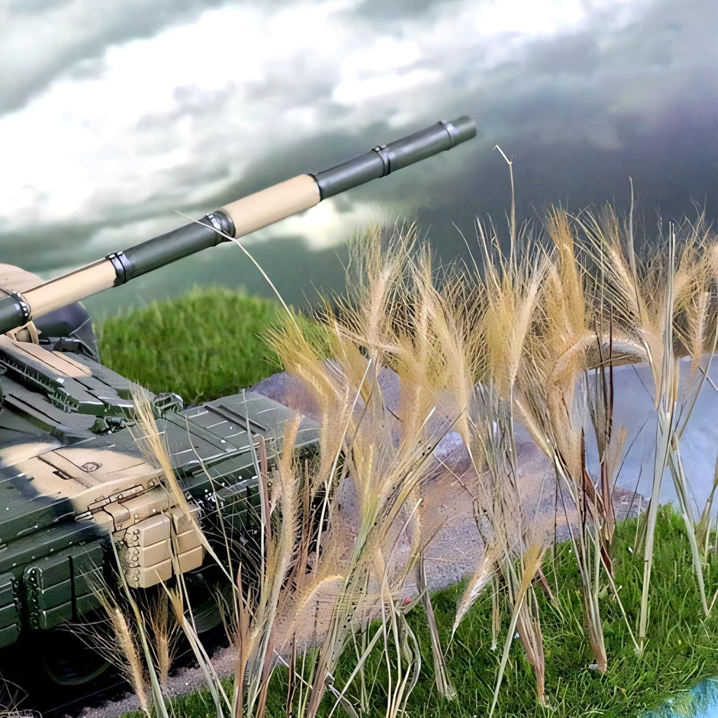 Warmtree Static Grass - Miniature Shrubs & Grass Model for Diorama Supplies, Train Landscape, Military Layout