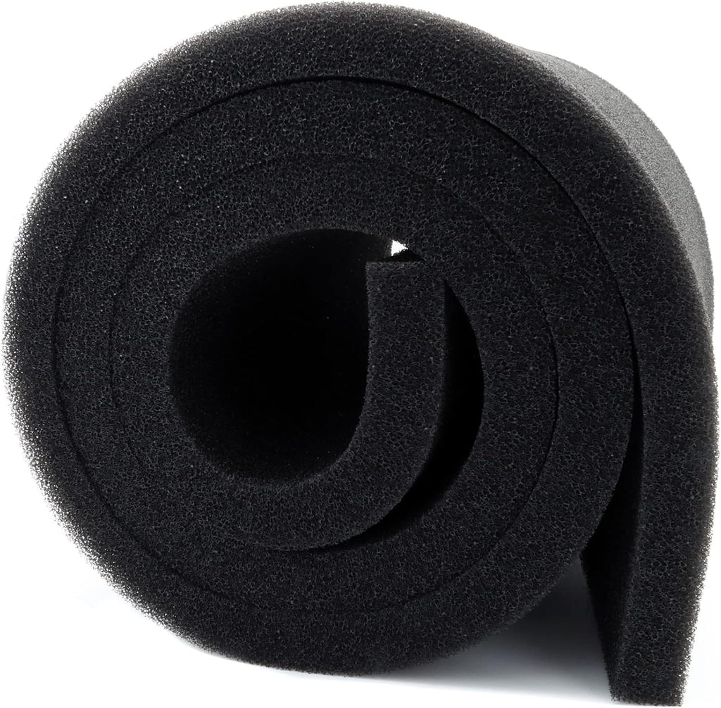 ALEGI Aquarium Filter Media Foam Material Cut to Fit, 72" x 12" x 1" Bio Pre Filter Sponge Pad Sheet for Fish Tank (12" x 72" x1"-40ppi)