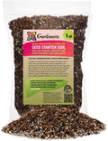 Premium Organic Seed Starter Soil - 1 Quart - All-Purpose Organic Potting Soil for Happy Seedlings and Plants by Gardenera