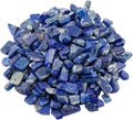 SUNYIK Lapis Lazuli Tumbled Chips Stone Crushed Pieces Irregular Shaped Stones 0.3-0.5 inch 1pound(about 460 gram)