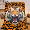 Tiger Throw Blanket Tiger Stuff Gifts for Kids Girls Boys Adults Women Men Soft Cozy Warm Plush Fluffy Fuzzy Fleece Blanket Decor 40''X50''