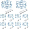 10 Pack Fairy Lights Battery Operated with Timer, 10 Ft 30 LED String Lights Indoor Outdoor, 8 Modes Waterproof Twinkle Lights for Bedroom DIY Crafts Home Party Wedding Christmas Decor, Cool White