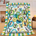 Hummingbird Throw Blanket Hummingbird Bird Stuff Gifts for Kids Girls Boys Adults Women Men Soft Cozy Warm Plush Fluffy Fuzzy Fleece Blanket Decor 40''X50''