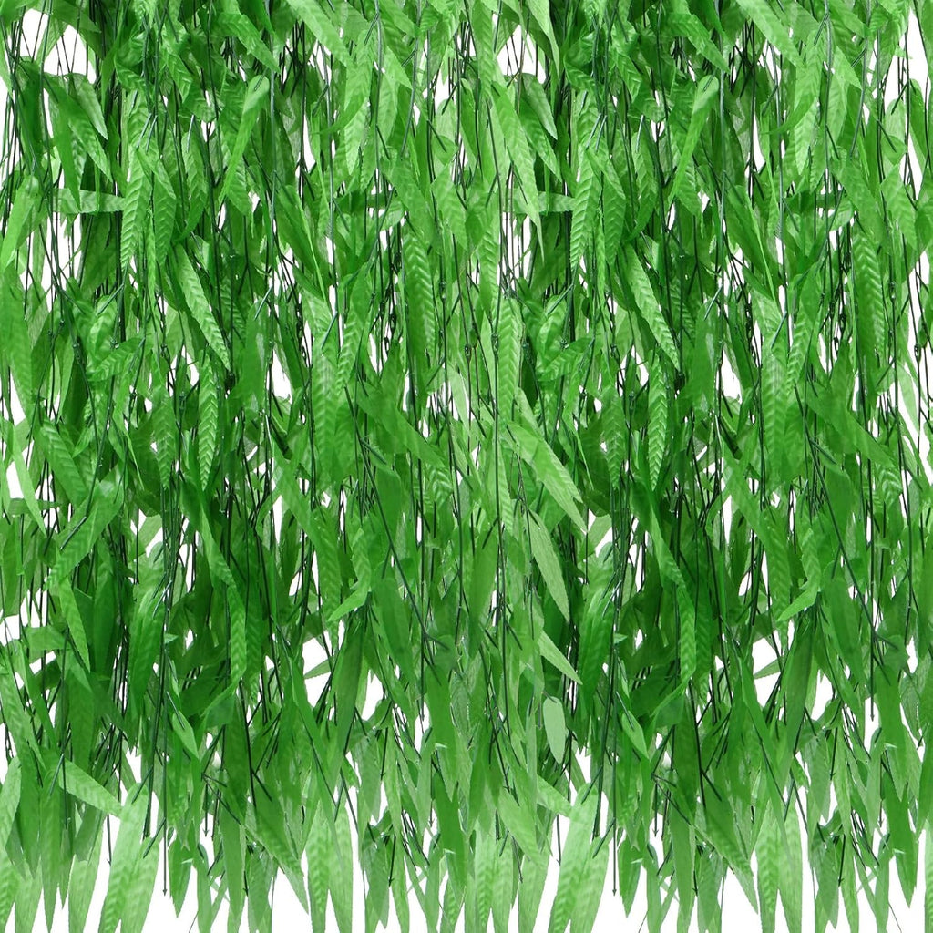100pcs 600 ft Artificial Ivy Garland Fake Hanging Vines for Room Decor Artificial Greenery Ivy Vine Plants for Jungle Party Bedroom Home Garden Outdoor Wedding Wall Decor