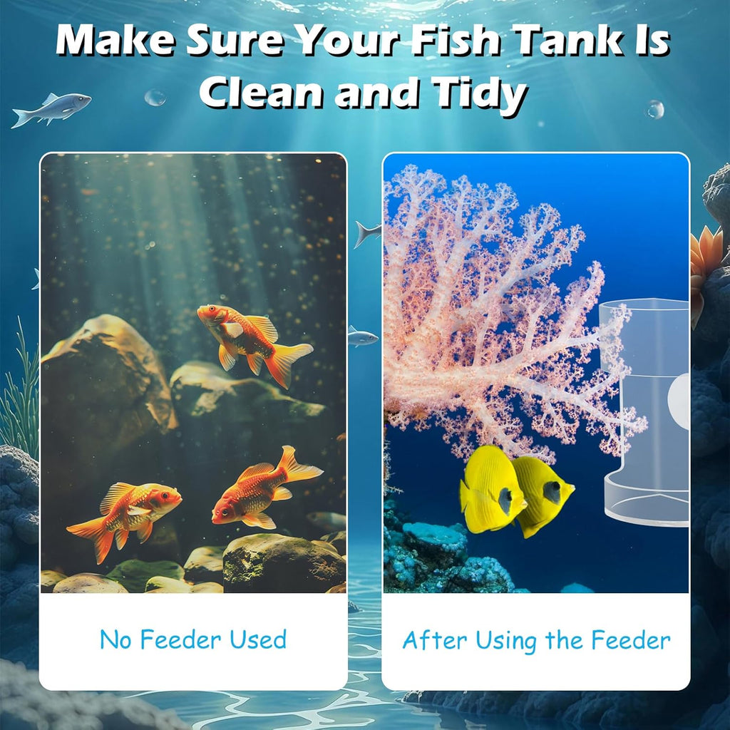 New Fish Tank Feed Tray with Suction Cup, Tank Divider Supplies, Feeding Tube Supplies Breeder Box for Aquarium, Round Aquariums & Fish Bowls Accessories