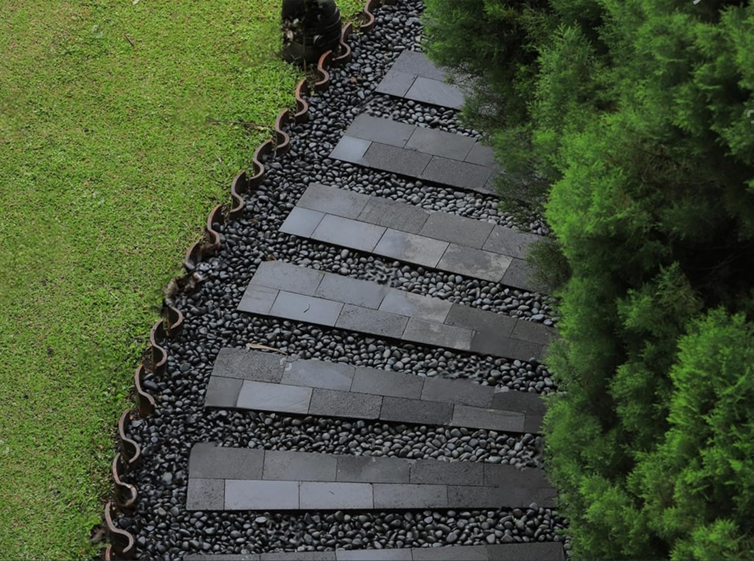 40lbs Black Pebbles for Landscaping, 1-2Inch Natural River Rocks for Aquarium, High Polished Decorative Stones for Vase Filler Fish Tank Gardening