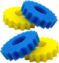 Replacement Foam Sponge Compatible with Grech/SUNSUN CPF-2500/ CPF-3500 and VIVOHOME/VEVOR/VIVOGROW 1580/1840 GPH Pressure Pond Filter(4 Piece Set)