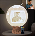 It’s a Boy Moon Lamp – Personalized Baby Boy Night Light with Custom Text & Photo | Newborn Gift, Nursery Decor, Baby Shower, Gift for for New Moms & Dads, Custom Birth Announcement Moon Light