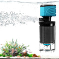 Internal Aquarium Filter, Upgraded 15–50 Gallon Fish Tank Filters, 210GPH Submersible Whisper Pump for Turtle Tanks with Debris Tray, Check Valve, Fresh & Saltwater
