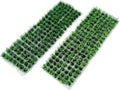 Woohome 280 PCS Static Grass Tuft Tea Model Grass Tufts 2 Color Artificial Grass Fake Moss Grass for Train Landscape Railway Artificial Grass Modeling