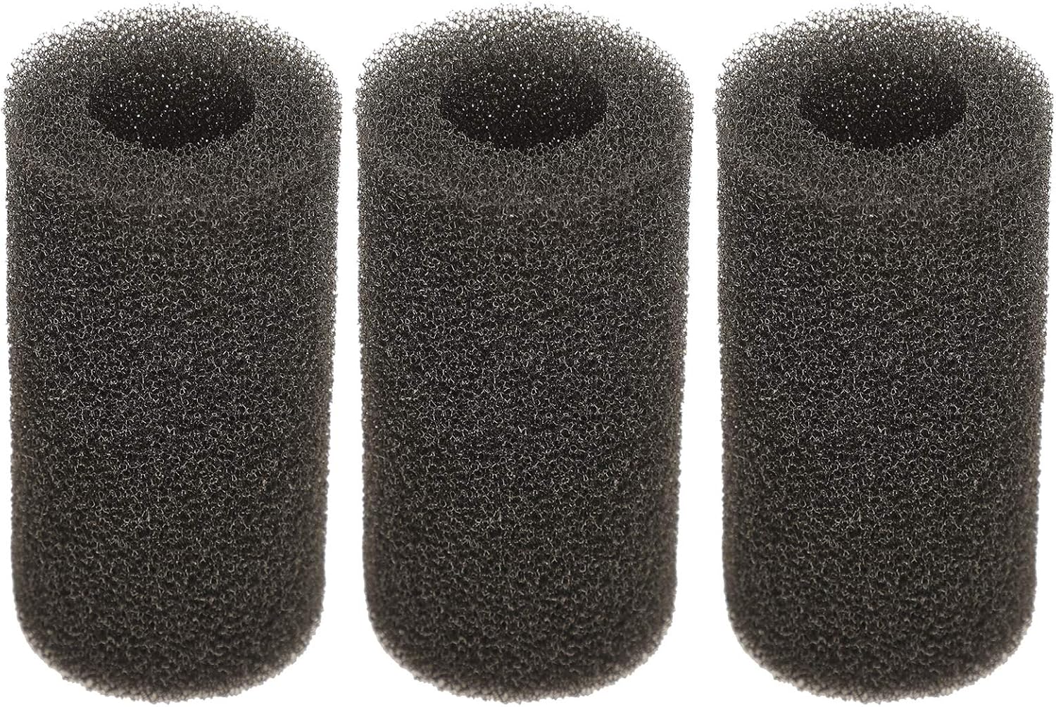 Aquarium Inlet Filter Improved Sponge Cover Reducing Filter Damage for 20pcs Aquarium Accessories, Pet Owners Black 20 X Sponge (Medium (Large Hole))