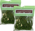 Preserved Spanish Moss - Premium Decorative Moss for Crafts, Home Décor, Art, Design & DIY Projects - Real Moss - Non-Toxic, USA-Made (Green Apple, Medium, 2-Pack)