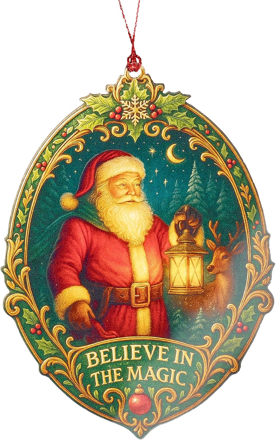 Funny Christmas Santa Ornaments 2025 - Santa Ornaments for Christmas Tree - Christmas Ornaments - Nostalgic Christmas Decorations - Old World Christmas Ornaments - Christmass Ornament