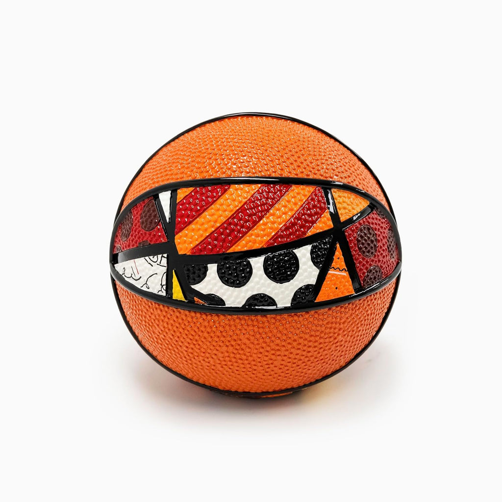 Britto Collectible Figurine - Iconic Art Figurine, Decorative Displays for Modern Home Decor | Designed by Iconic Artist Romero Basketball (Multicolor)