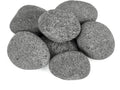 Skyflame 3-5 Inch Round Lava Rock Pebbles, 10 Pounds Black Natural Tumbled Stones for Indoor Outdoor Gas Fire Pit|Fireplaces|Garden Landscaping Decoration| Cultivation of Potted Plants