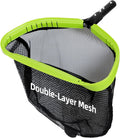Sepetrel Pool Net,Professional Swimming Pool Leaf Skimmer Nets for Cleaning with Double-Layer Deep Big Bag,Heavy Duty Aluminum Frame & Handle Rake(Pole Not Included)