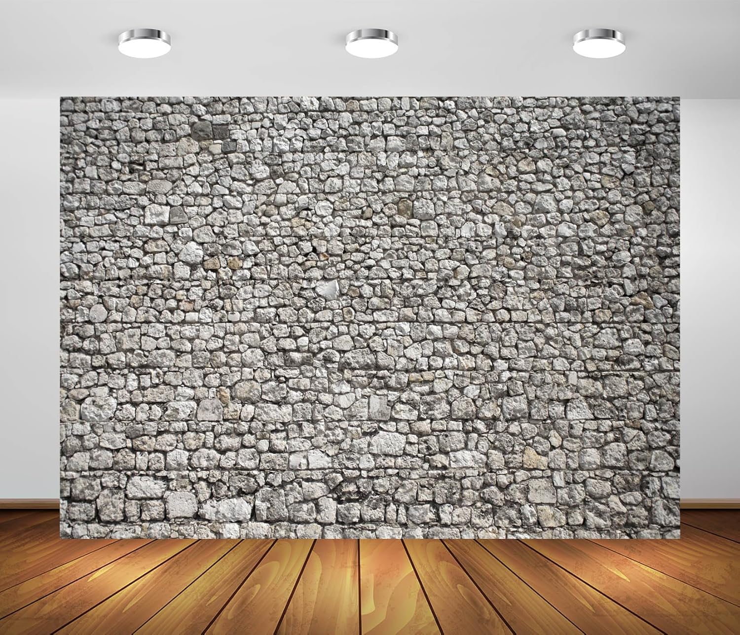 BELECO 10x8ft Fabric Stone Wall Backdrop for Photography Textured Brick Rock Stone Wall Background Vintage Stone Wall for Party Decorations Studio Booth Photo Props Wallpaper
