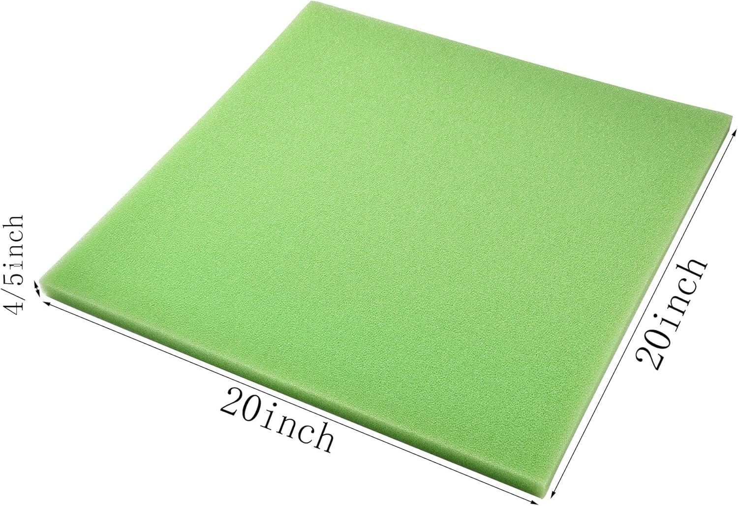 Bio Filter Foam Sponges, 20"x20"x0.8" 35PPI Filter Media Pad,Cut-to-Size Foam for Aquarium Fish Tank