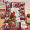 Cardinal Throw Blanket Red Bird Cardinal Stuff Gifts for Kids Girls Boys Adults Women Men Soft Cozy Warm Plush Fluffy Fuzzy Fleece Blanket Christmas Decor 40''X50''