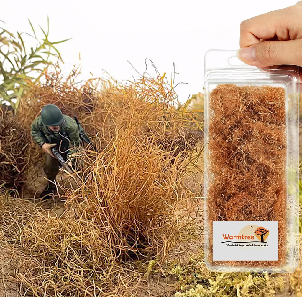 Warmtree Simulation Grass Miniature Static Grass Model Grass Diorama Supplies Artificial Grass for Diorama Materials Train Landscape Railroad Scenery Sand Military Layout Model