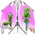 Plant Grow Lights for Indoor Plants Full Spectrum, LED Floor Plant Lights for Indoor Growing with Adjustable Stand (14"-63"), Indoor Plant Grow Lamp with Timer, Auto On/Off for House Plants