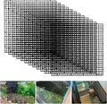 Plastic Egg Crate Fish Tank Divider Aquarium Filter Bottom Plastic Grid Fish Tank Isolation Board Black Egg Crate Tray((Black, 12pcs 11.8X11.8Inch with 0.35Inch Hole)