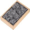 MECCANIXITY 7.8oz Preserved Reindeer Moss, Grey Decorative Artificial Fake Moss for Potted Plants Indoor Crafts Lichen Centerpieces Decor
