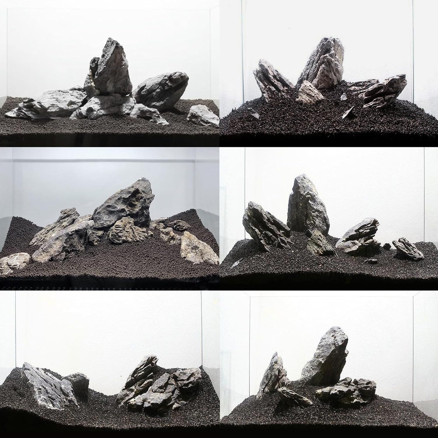13.2LB Seiryu Rock Stone for Aquascaping,4-6 inch Natural Aquarium Landscape Stones for Aquariums,Fish Tank Decor Rocks for Landscaping, Paludariums & Micro Landscapes