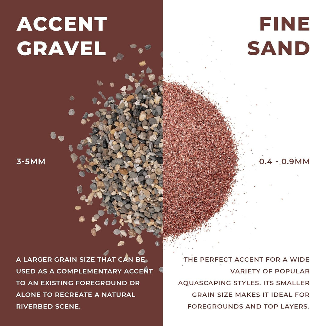 UNS Controsand - Morocco, 8L - Natural Freshwater 0.4-0.9mm Reddish Sand for Aquascaping Planted Tanks - Aquarium, Terrarium, Paludarium Substrate for Betta, Shrimp, Fish, Jumping Spider, Turtle