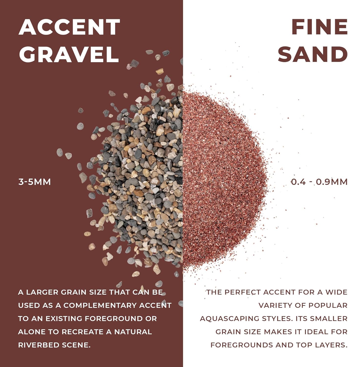 UNS Controsand - Morocco, 8L - Natural Freshwater 0.4-0.9mm Reddish Sand for Aquascaping Planted Tanks - Aquarium, Terrarium, Paludarium Substrate for Betta, Shrimp, Fish, Jumping Spider, Turtle