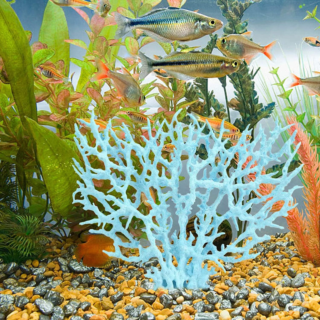 Besimple Artificial Aquarium Coral Ornament Decor Plastic Fish Tank Plants Decoration for Aquarium Landscape